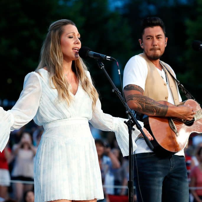 Colbie Caillat and Justin Young