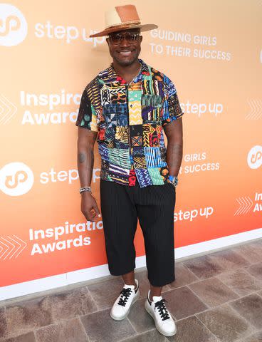 <p>Stewart Cook/Step Up via Getty</p> Taye Diggs