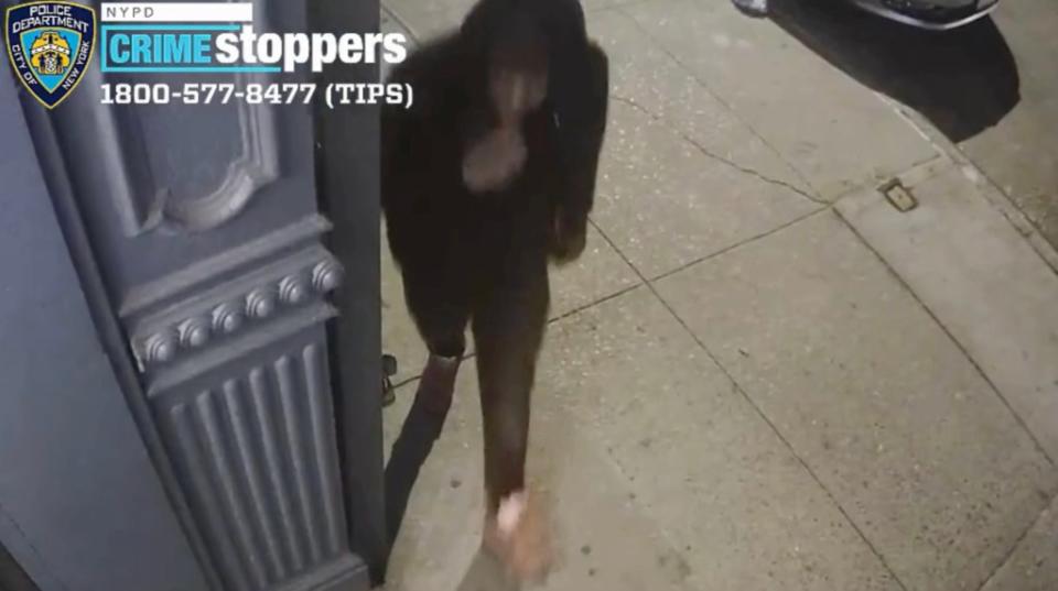 The sicko targeted the woman at a residential building near Thompson and Prince streets, cops said. NYPD