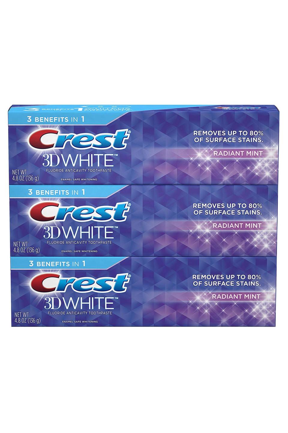 3D White Toothpaste Radiant Mint