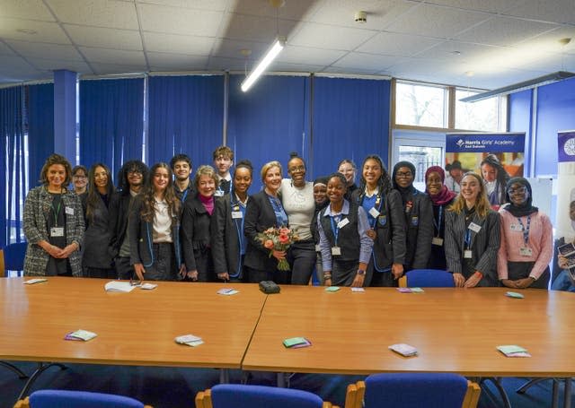 Duchess of Edinburgh visit to Harris Girls Academy