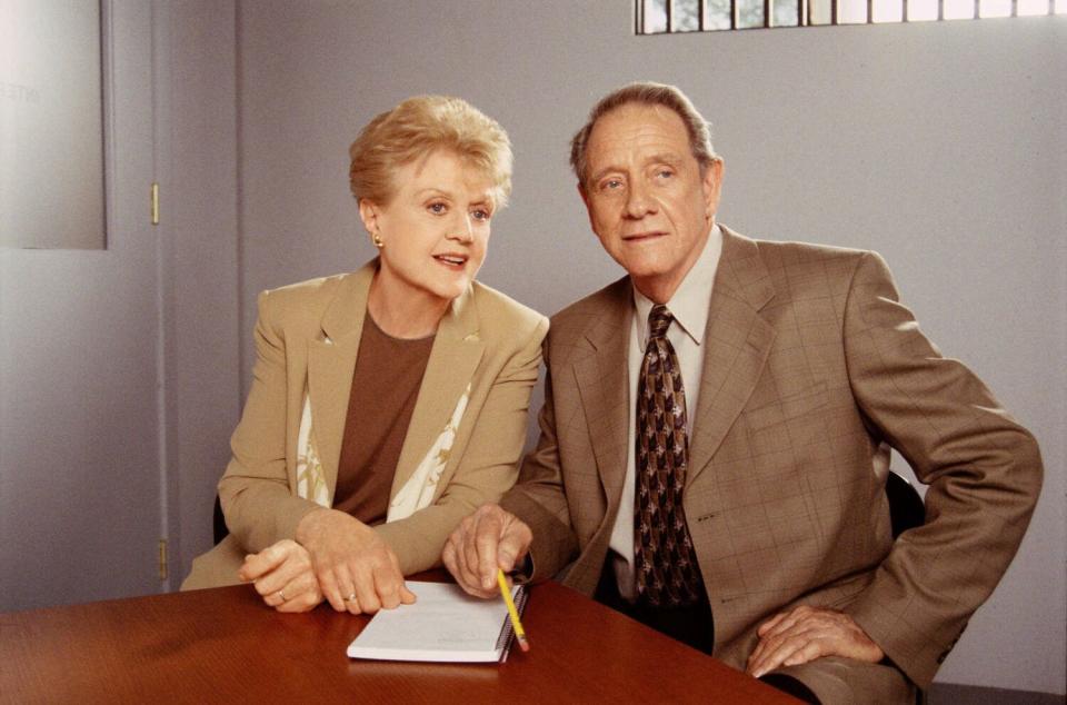 Angela Lansbury and Richard Crenna in an episode of "Murder, She Wrote"