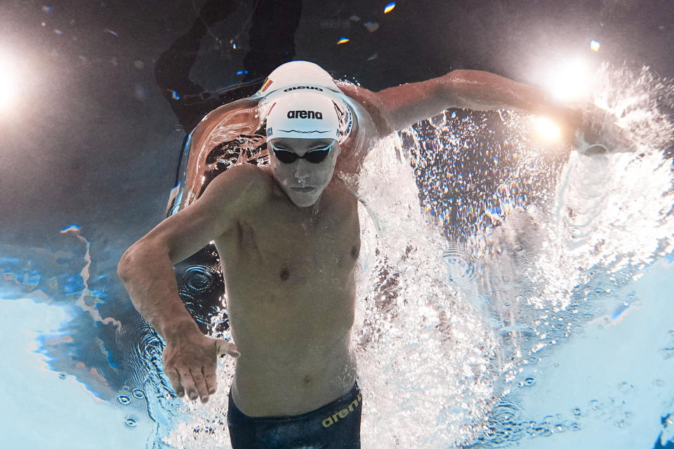 No world records have been set at the Olympic pool. Is it too shallow