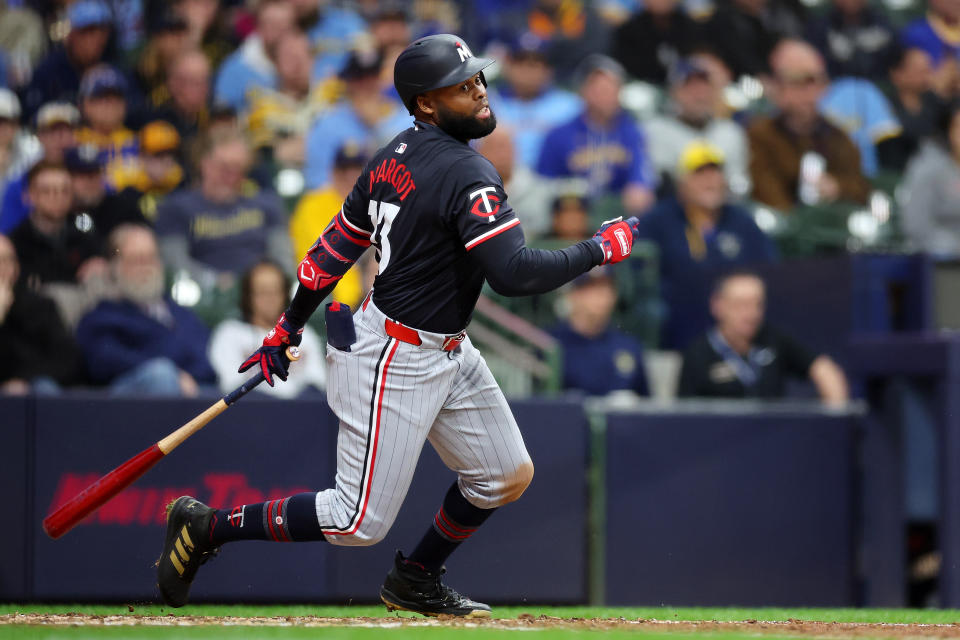 Manuel Margot 。(Photo by Stacy Revere/Getty Images)