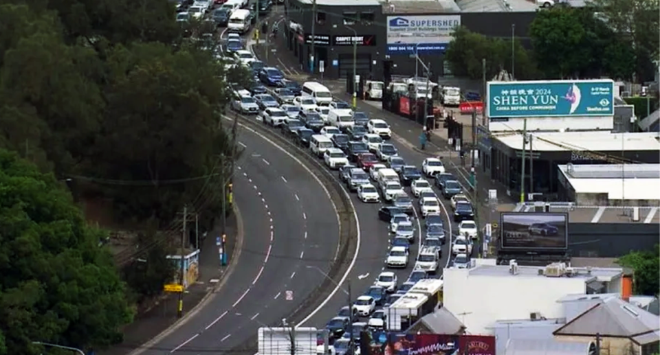 The troubled Rozelle Interchange. 