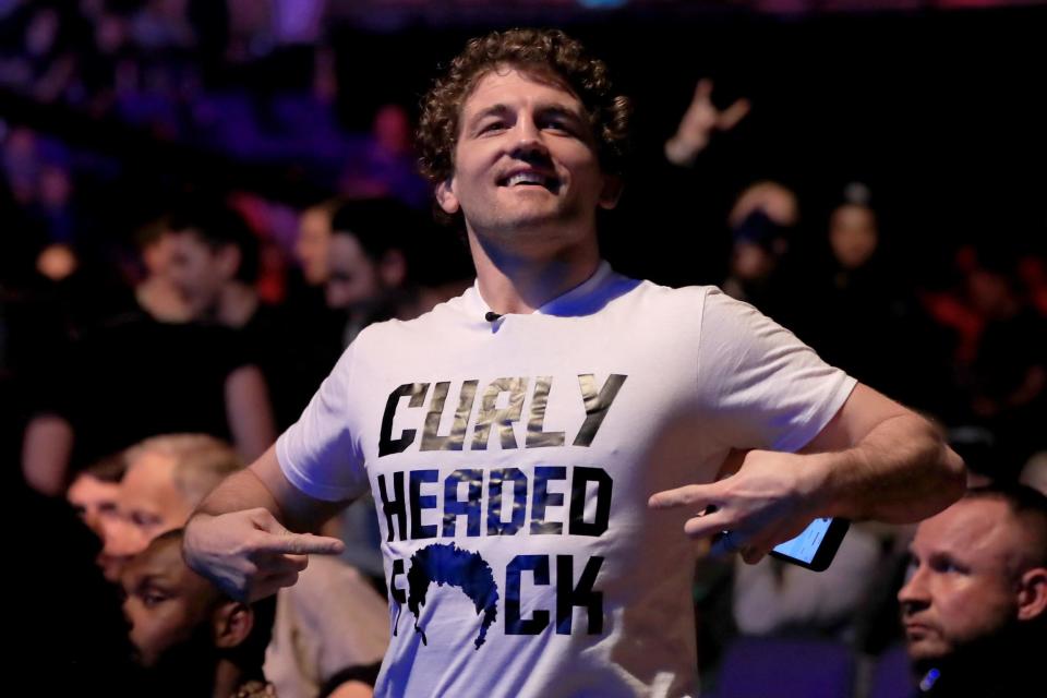 Askren was in attendance on Saturday night. (PA)