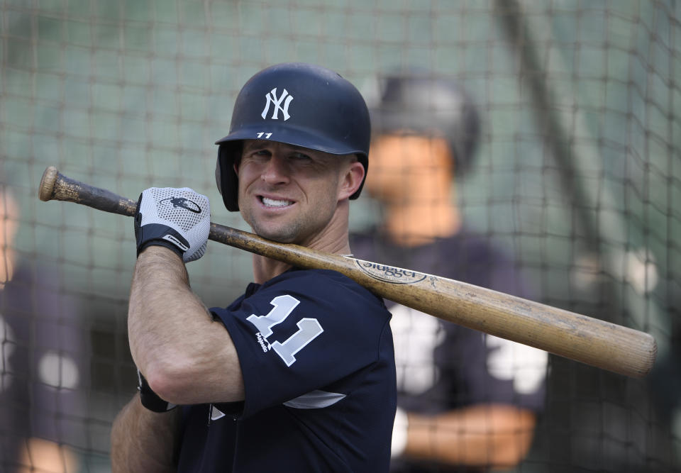 Across a decade, Brett Gardner is a .264 hitter with a .347 on-base percentage. (AP)