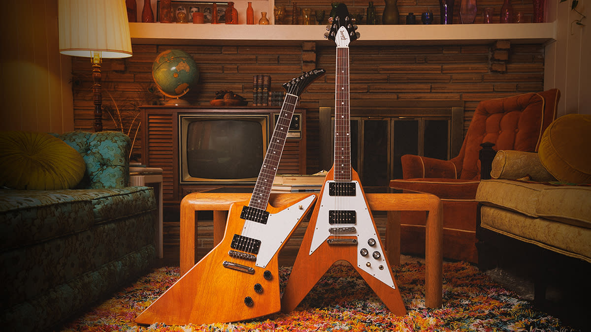  Gibson '70s Flying V and Explorer. 