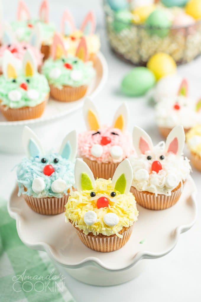 Easter Bunny Cupcakes