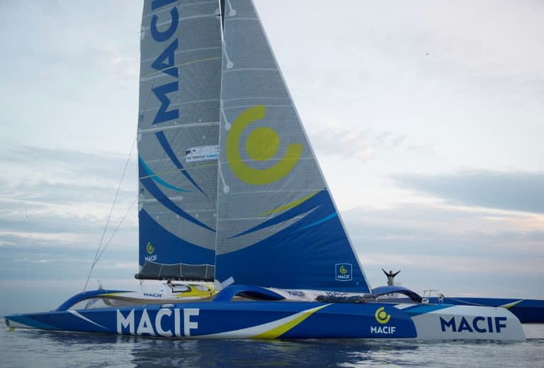 French sailor Francois Gabart has become just the fourth title-holder for a world record of sailing the globe solo since it was first set in 2004