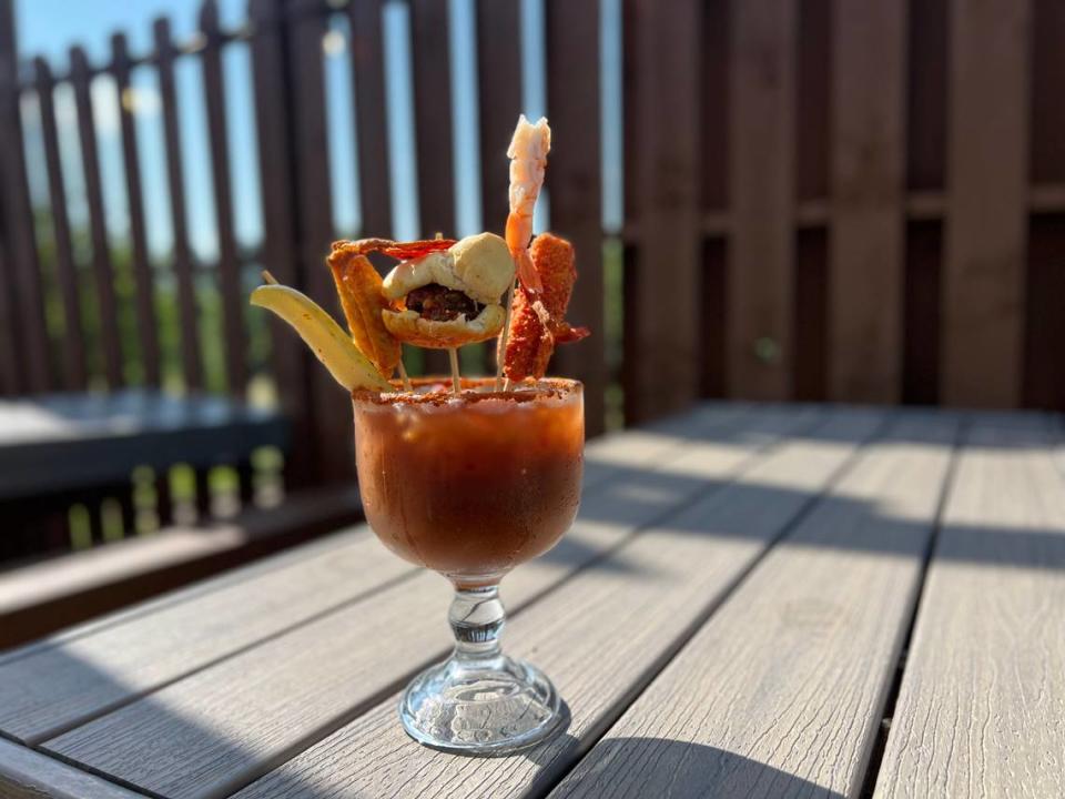 The Bounce Back Bloody Mary at Tropicana in Cornelius.