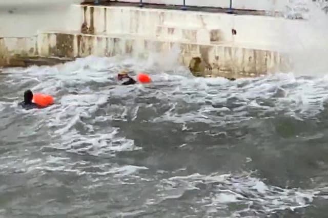 'Foolish' wild swimmers taking to the sea in dangerous conditions