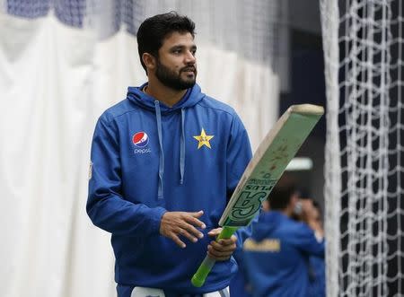 Britain Cricket - Pakistan Nets - SSE SWALEC, Cardiff, Wales - 3/9/16 Pakistan's Azhar Ali Action Images via Reuters / Paul Childs Livepic/File Photo