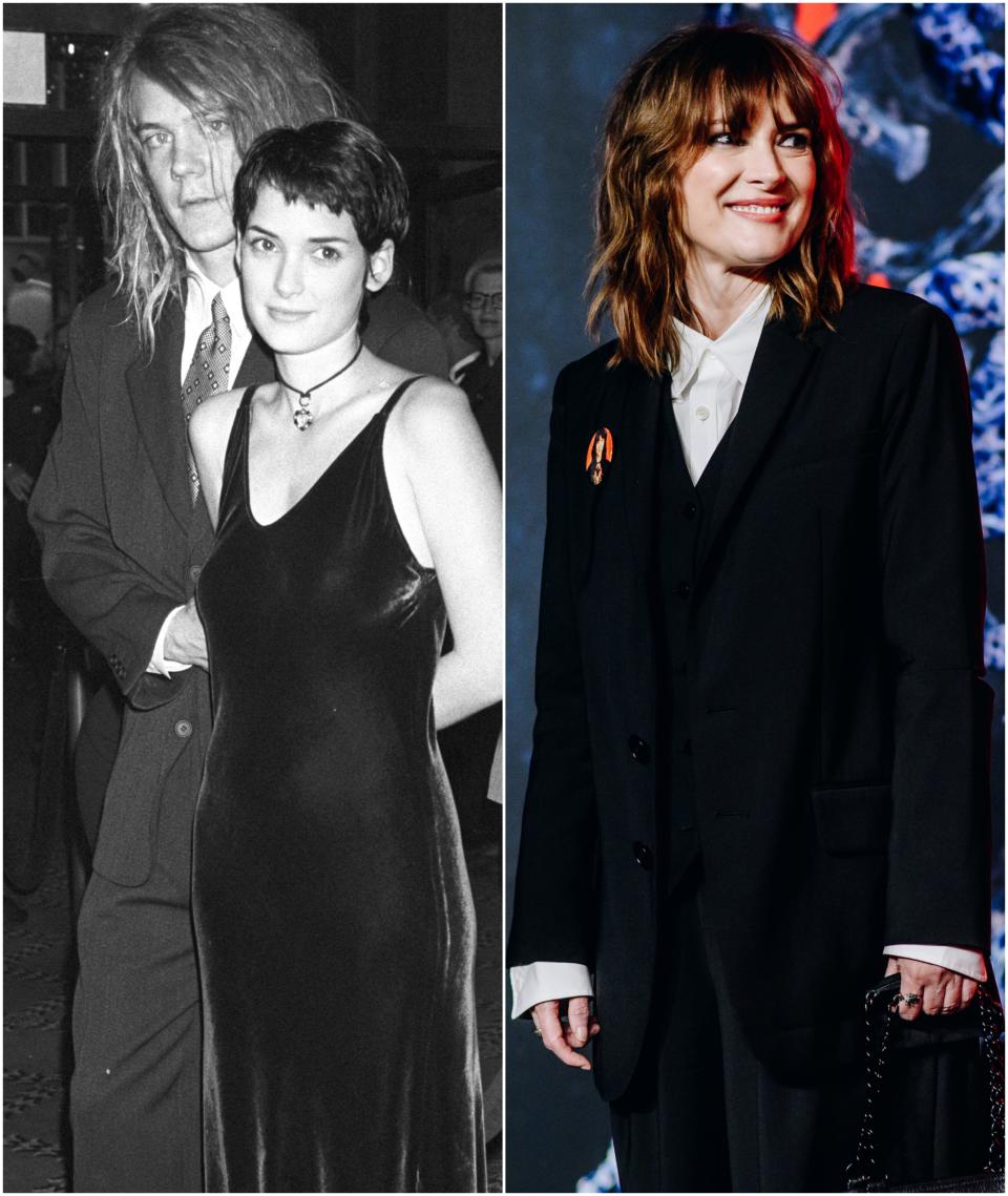 Winona Ryder in 1993 vs 2022