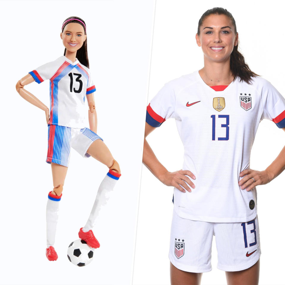 Alex Morgan Barbie (Mattel, Getty Images)