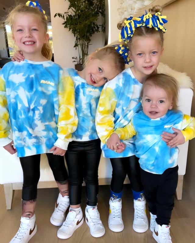 Matthew Stafford's Four Daughters Pose for First Day of School Photos