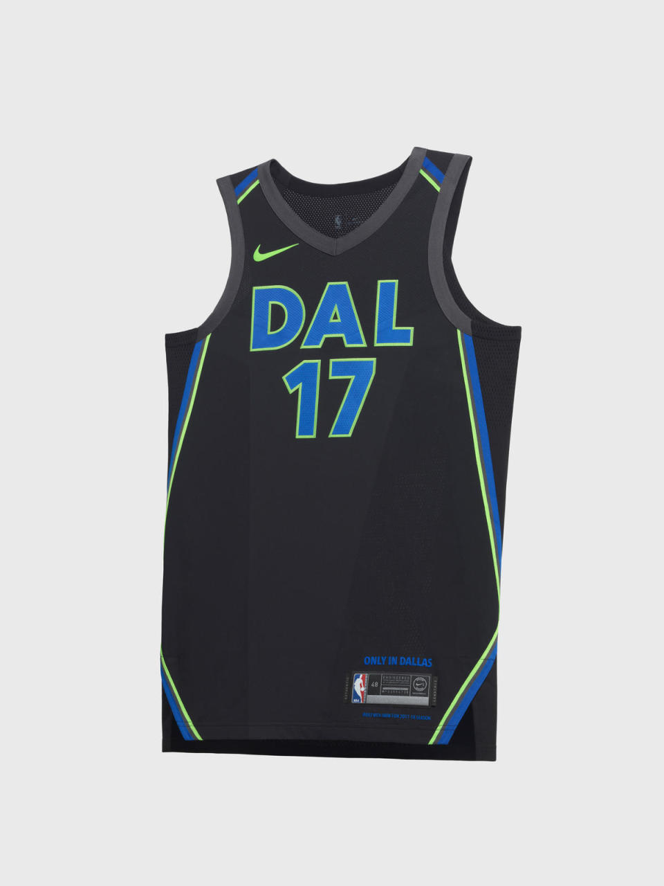 Dallas Mavericks City uniform. (Nike)