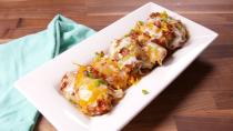 <p>Apply your nacho-building skills to boneless wings for a killer snack. Why didn't we think of this sooner?!</p><p>Get the <strong><a href="https://www.delish.com/cooking/recipe-ideas/recipes/a48929/loaded-wings-recipe/" rel="nofollow noopener" target="_blank" data-ylk="slk:Loaded Boneless Wings recipe;elm:context_link;itc:0;sec:content-canvas" class="link ">Loaded Boneless Wings recipe</a></strong>. </p>