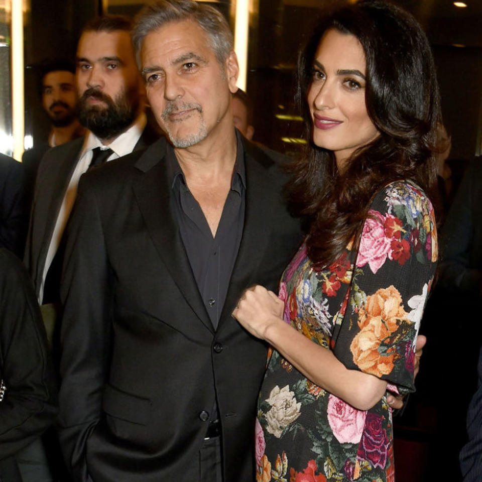 Amal and George Clooney