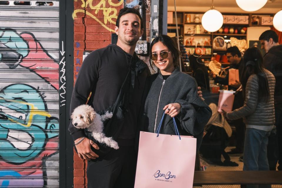 “I don’t want normal American candy anymore,” said Haley Alpert, who visited BonBon with boyfriend Adam Siff. Stephen Yang