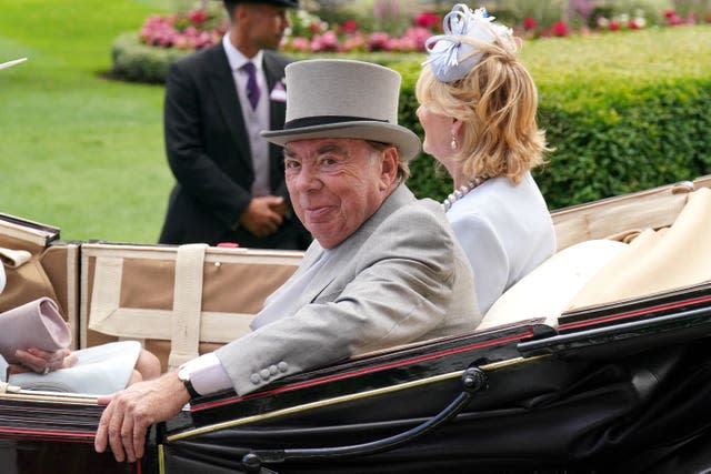  Lord Lloyd Webber at Ascot