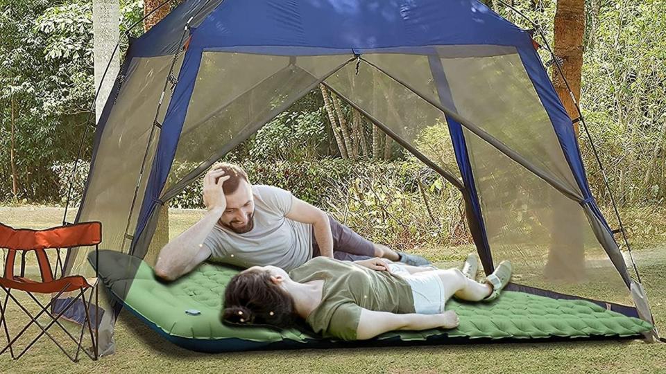 Best gifts for hikers: EWENYS 2-Person Camping Pad with Pillow