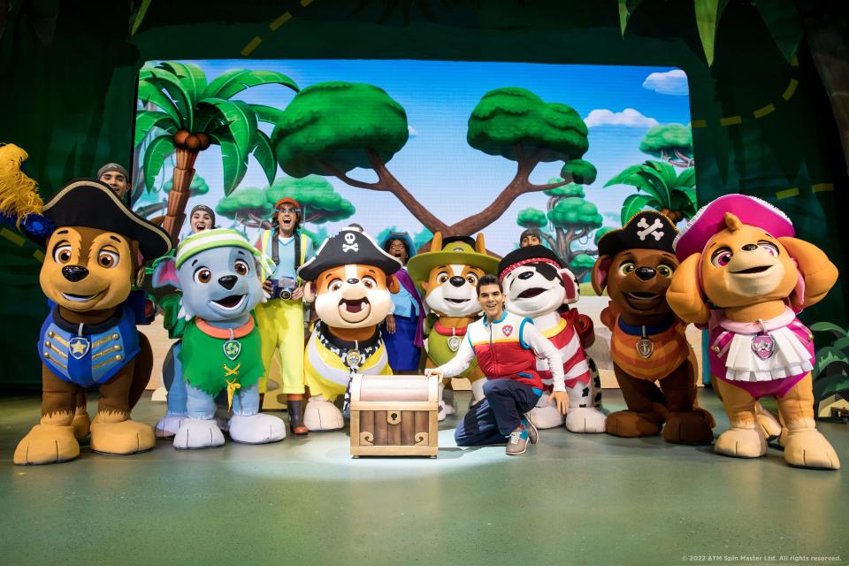 The cast of "Paw Patrol LIVE! The Great Pirate Adventure" will put on a fun show for kids of all ages at the Civic Auditorium. There will be three performances.