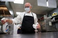 Paris Michelin-starred restaurant serve takeaways amid the outbreak of the coronavirus disease