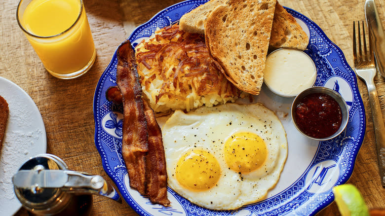 Founding Farmers breakfast on plate