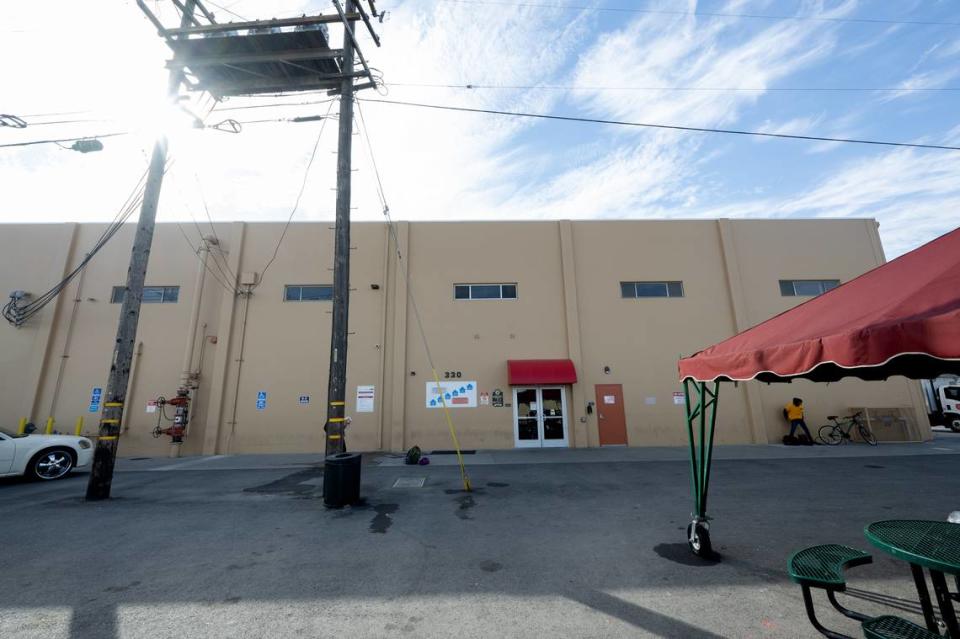 Stanislaus County’s 182-bed low-barrier shelter at the Salvation Army Berberian Center in Modesto, Calif., Wednesday, Nov. 22, 2023.