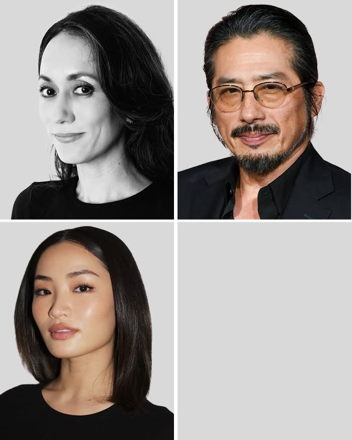 Rachel Kondo, Hiroyuki Sanada and Anna Sawai