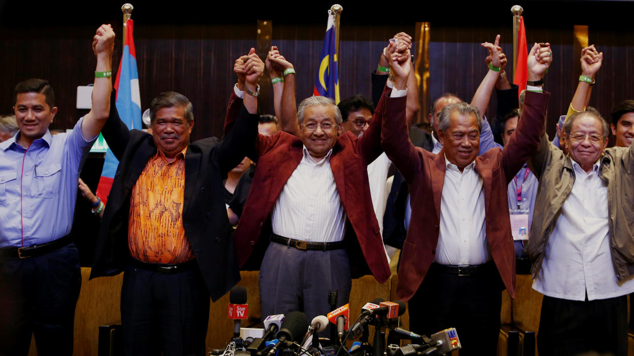 Mahathir scored a shock election win in Malaysia. (Photo: Reuters)