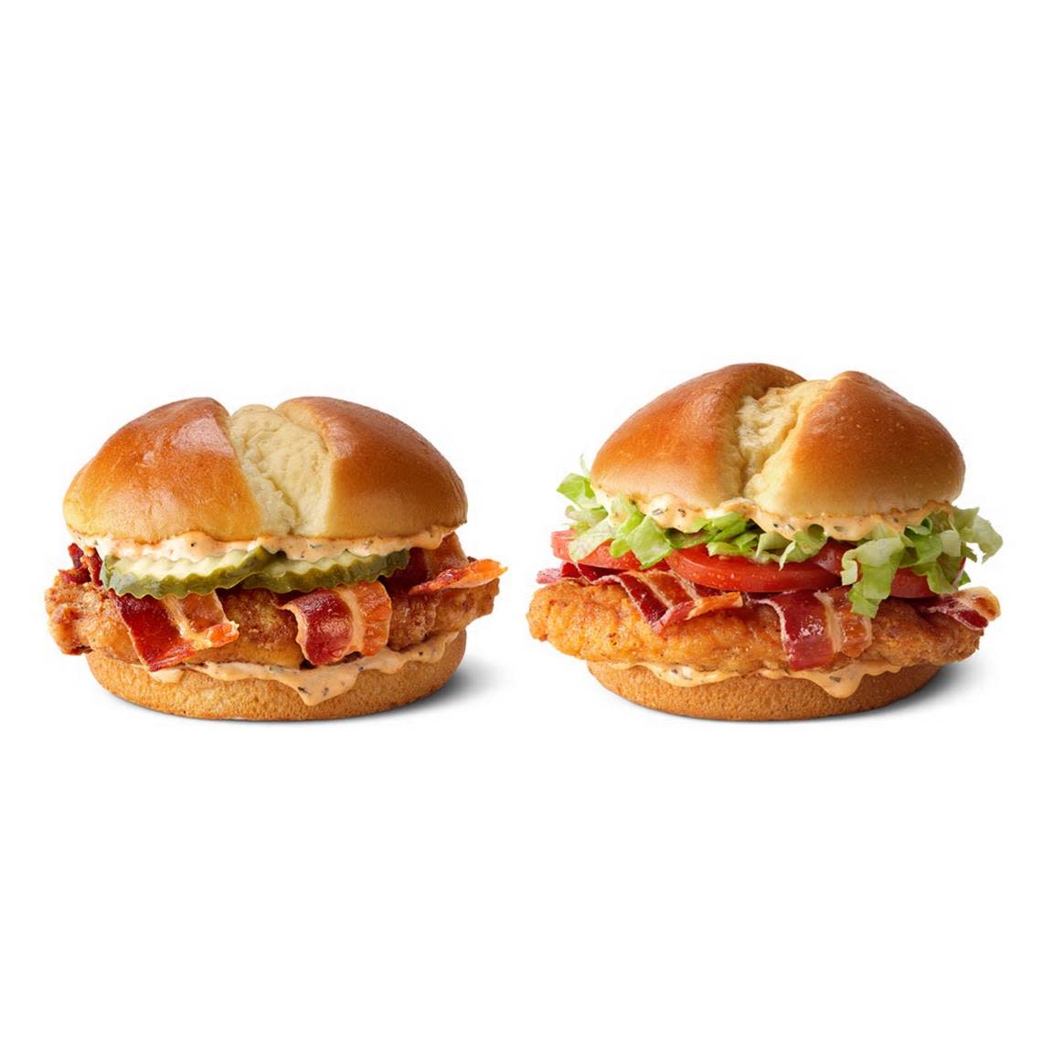 McDonald’s introduces a new spicy chicken sandwich to its McCrispy family. McDonald's