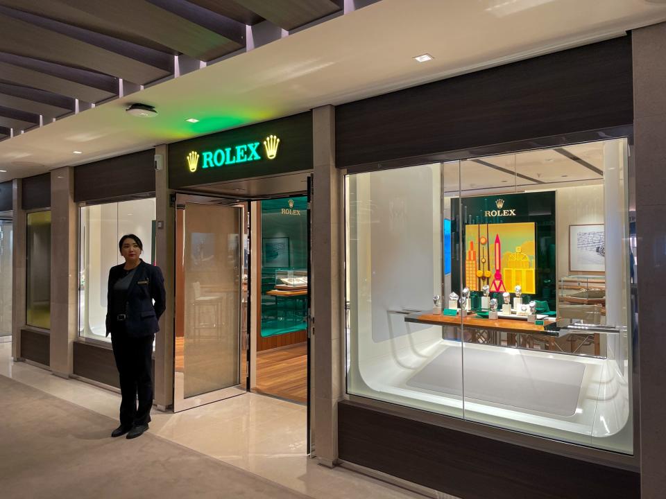 Rolex store in Explora Journeys' Explora I cruise ship
