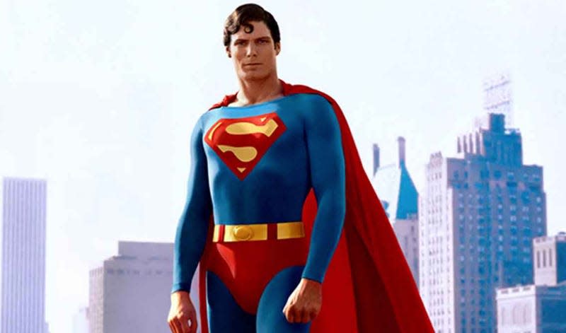 Christopher Reeve as Superman. - Image: Warner Bros.