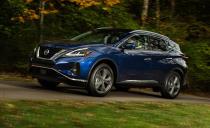 <p>Its curvaceous styling and solid dynamics <a rel="nofollow noopener" href="https://www.caranddriver.com/reviews/nissan-murano-sl-awd-road-test" target="_blank" data-ylk="slk:earned it kudos in our first test of the vehicle;elm:context_link;itc:0;sec:content-canvas" class="link ">earned it kudos in our first test of the vehicle</a>-and we even praised its continuously variable transmission (CVT), which at the time was fresh technology.</p>