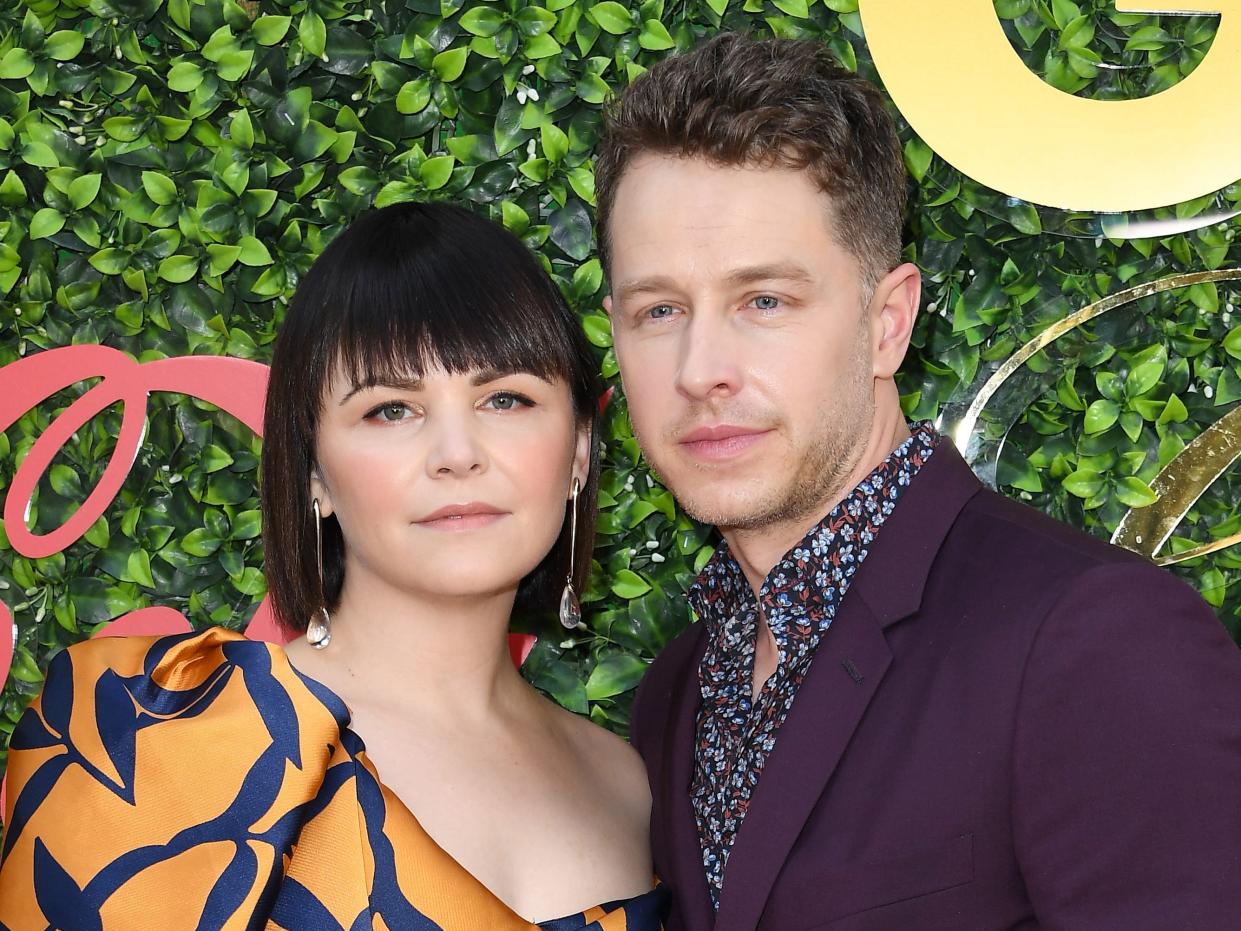 Ginnifer Goodwin and Josh Dallas attend the 7th Annual Gold Meets Golden at Virginia Robinson Gardens and Estate.