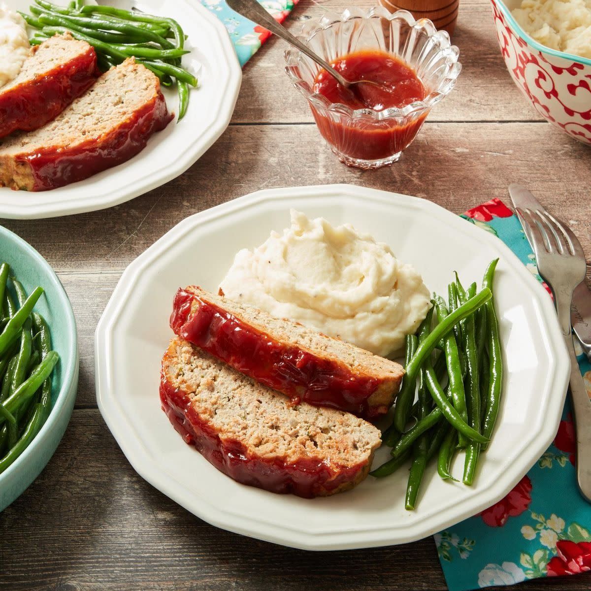 spring dinner ideas turkey meatloaf