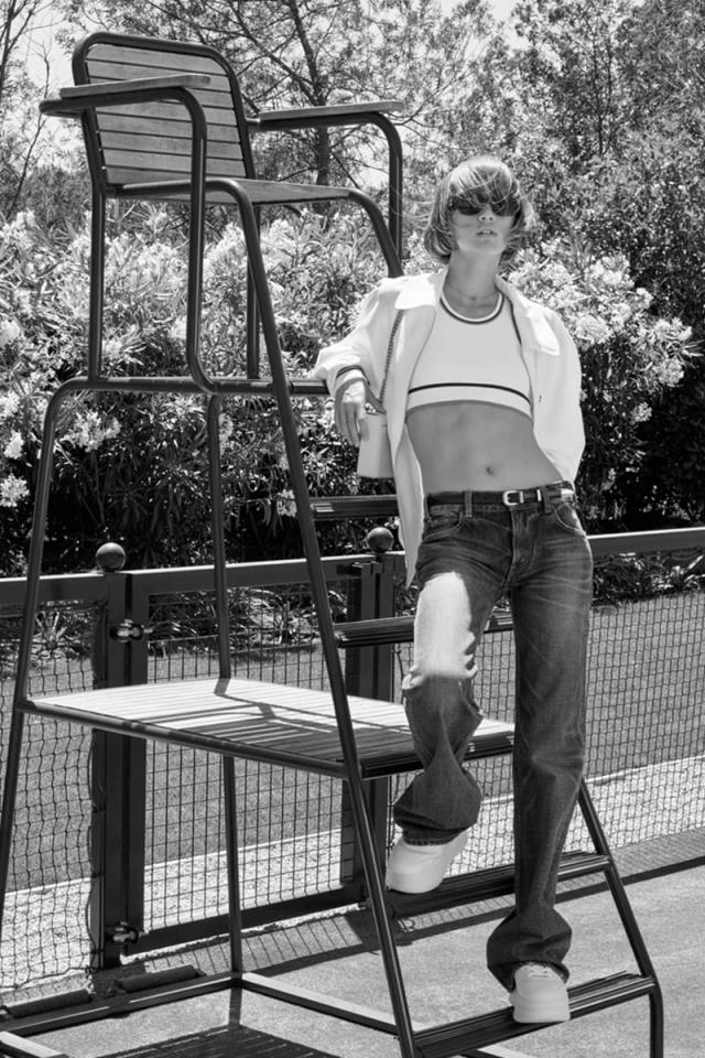 Celine's La Collection Tennis capsule nails tennis core trend