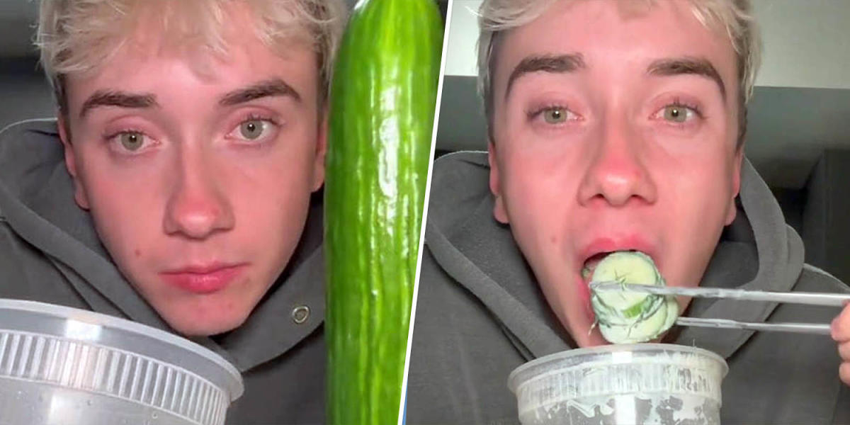 Because of this TikToker, everyone is eating cucumber salad