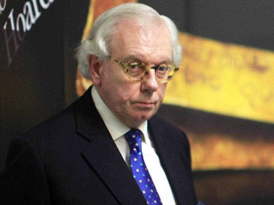 David Starkey is described in the letter as someone holding 'profoundly racist views': Getty