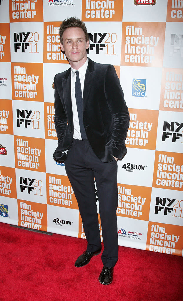 my week with Marilyn NY Premiere 2011 Eddie Redmayne