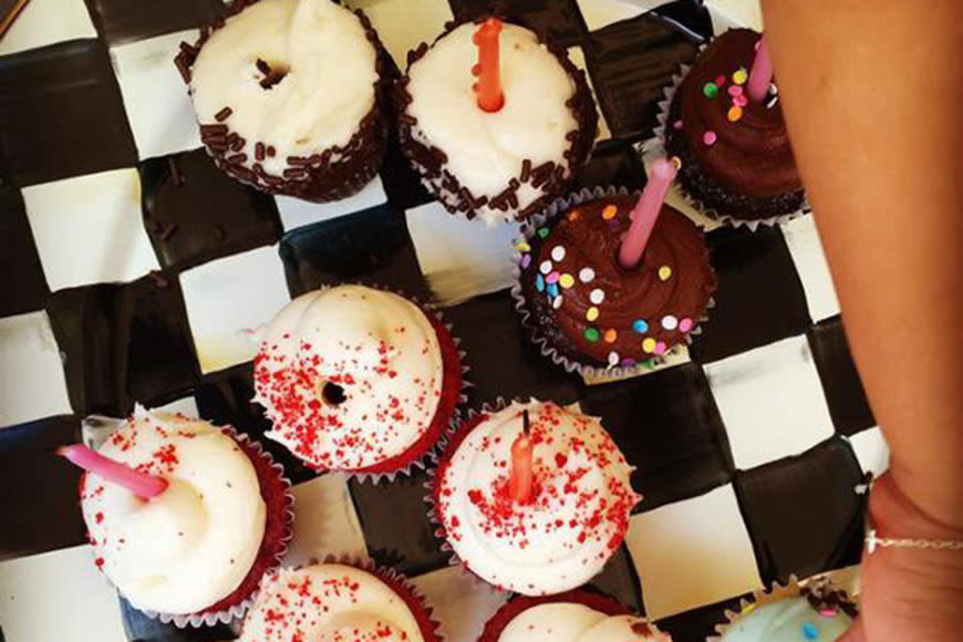 Sometimes, it just being Saturday is enough reason to eat some cupcakes.