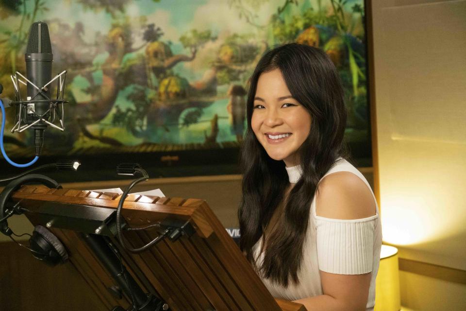 American actress Kelly Marie Tran voices Dawn Betterman in The Croods 2: A New Age. Photo provided by United International Pictures in November 2020.