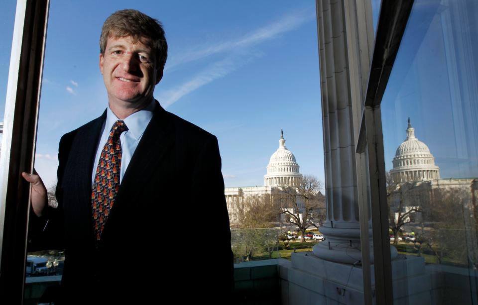 Then-Rep. Patrick Kennedy, D-R.I., is photographed on Capitol Hill in Washington, Dec. 9, 2010.