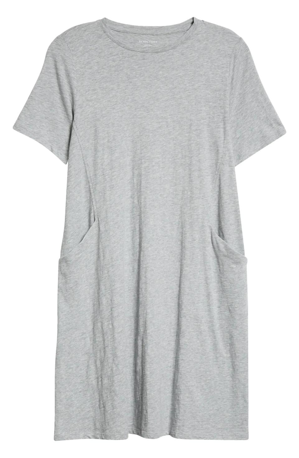 Eileen Fisher Organic Cotton T-Shirt Dress