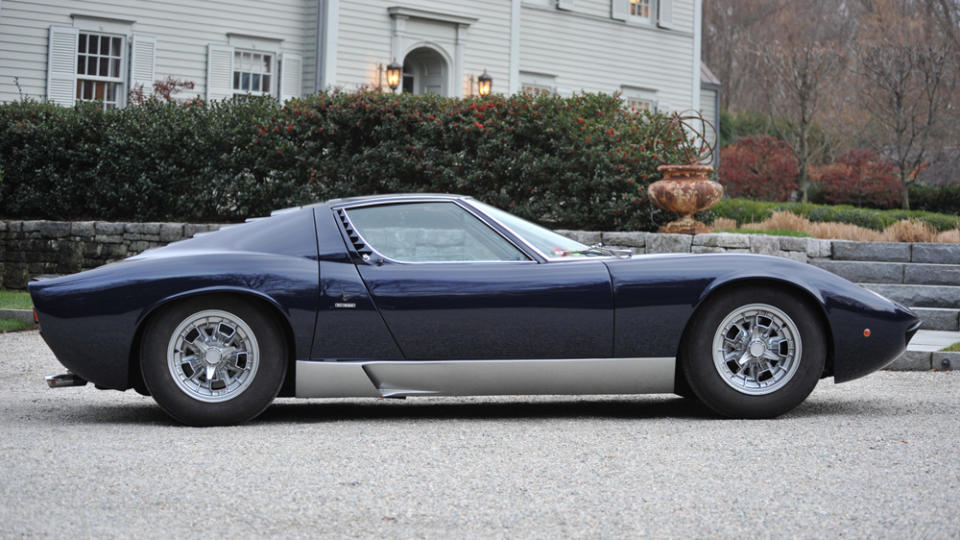 The 1968 Lamborghini P400 Miura being offered through Collectors Garage. - Credit: Photo: Courtesy of Collectors Garage.