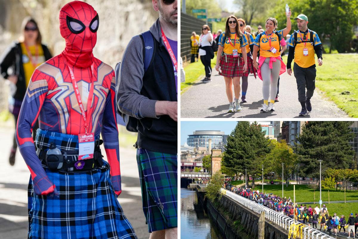 Kiltwalkers in Glasgow <i>(Image: Supplied)</i>