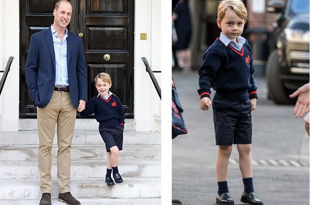 Prince George started school in London last week. Photo: Getty