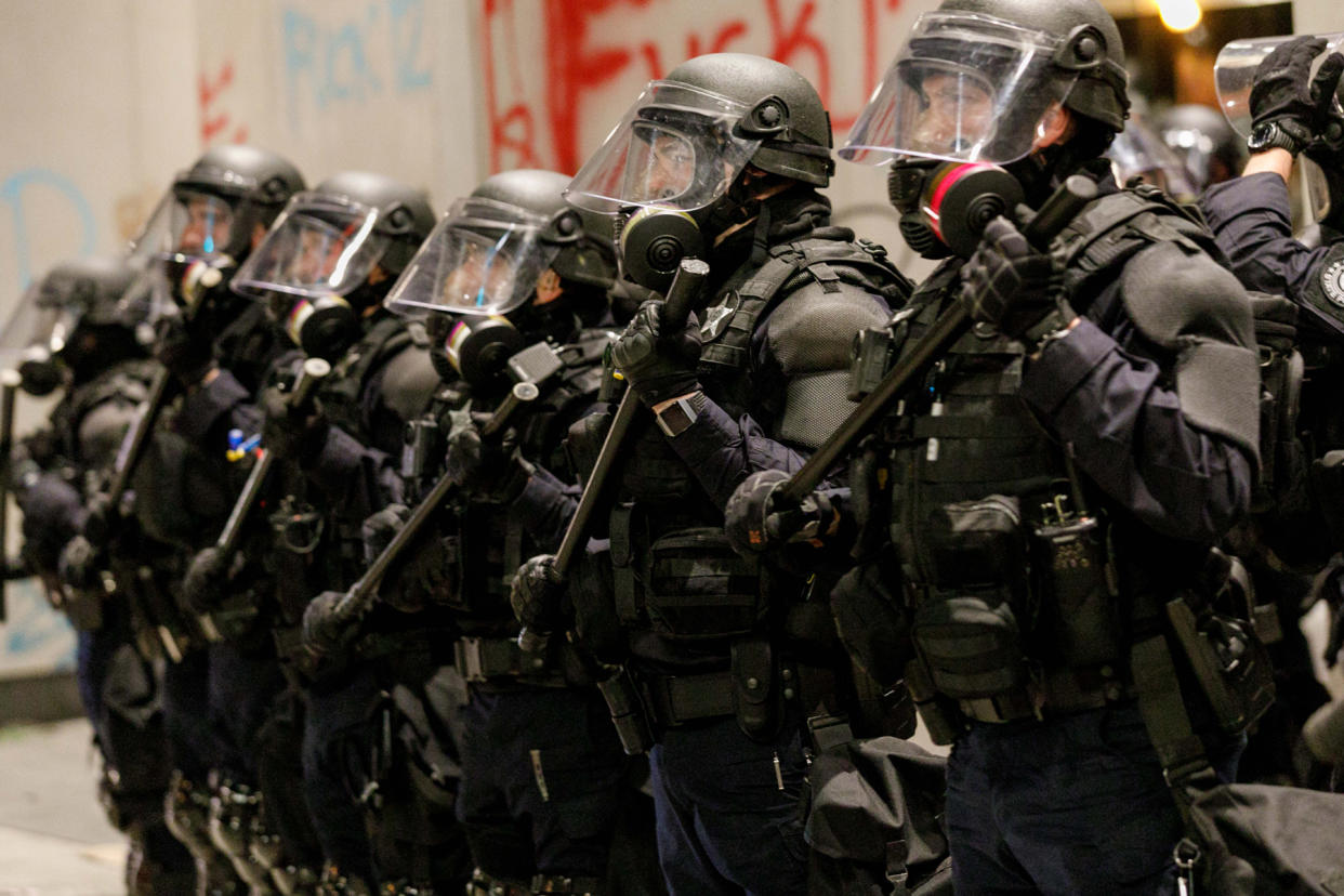 Protest in Portland over the death of George Floyd - Credit: John Rudoff/Anadolu Agency/Getty Images